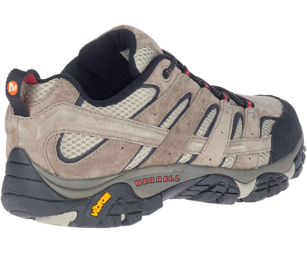 Buty Trekkingowe Merrell Męskie Brązowe - Moab 2 Ventilator - 729538-PRI